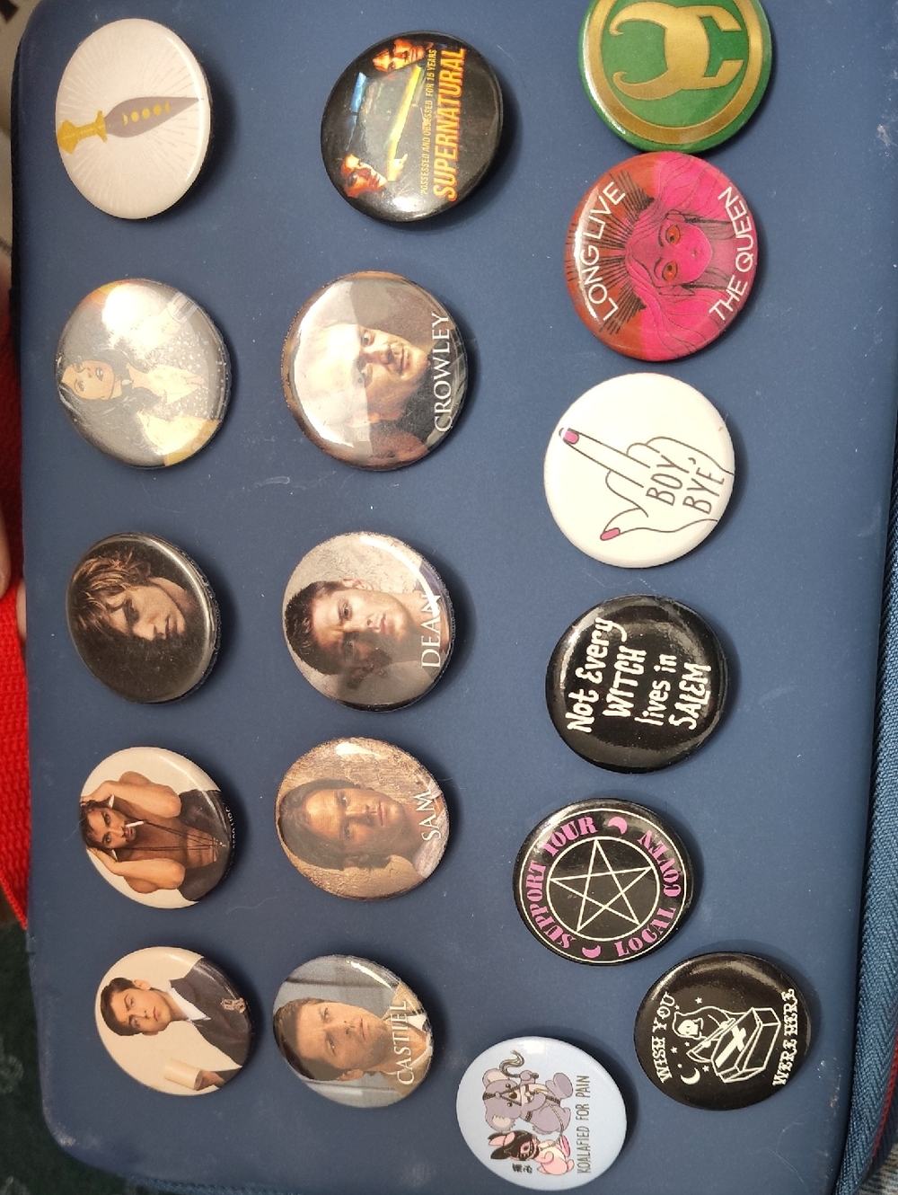 Button Pin Lot - Assorted Character Buttons